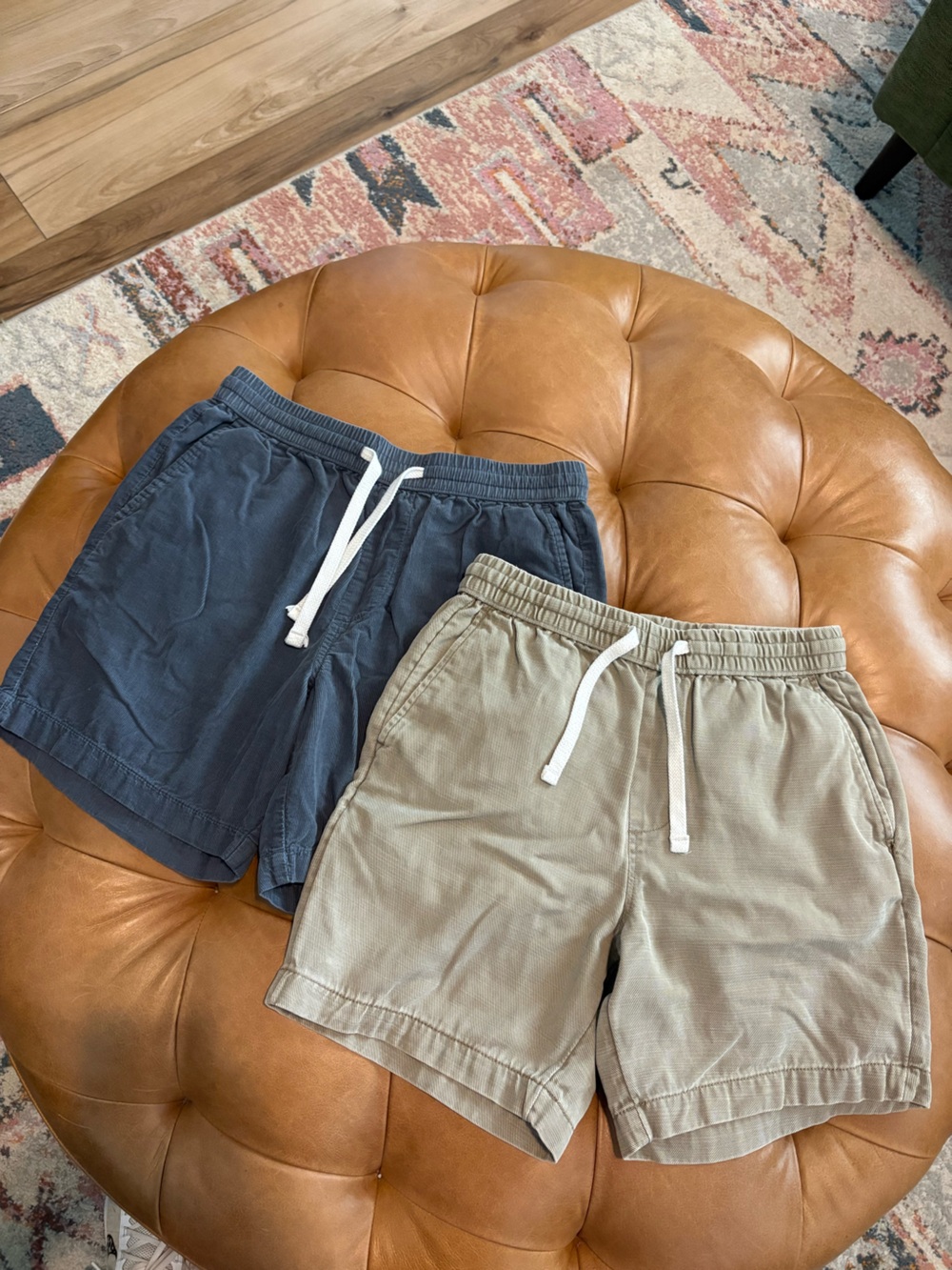 Bundle of two pairs of shorts.